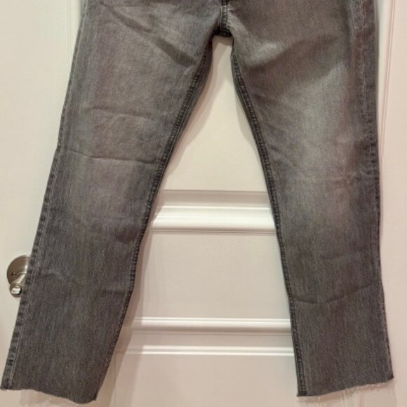 GAP-High Rise Cheeky Straight Jeans SIZE 26/2 SHORT/GRAY NWT - Picture 2 of 6